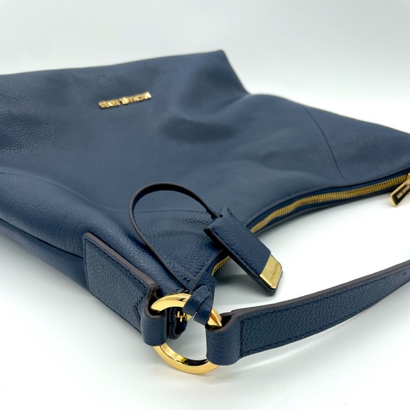 Navy & Gold Michael Kors Purse - Picture 6 of 10